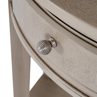 The Emile Collection 1 Drawer Half Moon Console Table - Thumb 4
