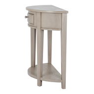 The Emile Collection 1 Drawer Half Moon Console Table - Thumb 6