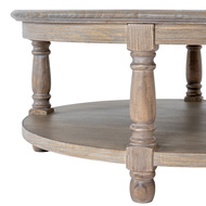 Delphine Collection Round Coffee Table - Thumb 2