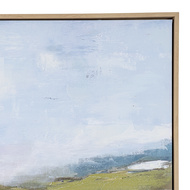 Cliffside View Hand Painted Canvas in Frame - Thumb 3