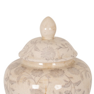Large Grey Aster Ginger Jar - Thumb 3