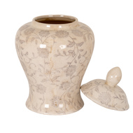 Large Grey Aster Ginger Jar - Thumb 4