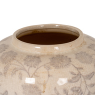 Large Grey Aster Ginger Jar - Thumb 5