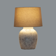 Grey Aster Ceramic Pot Lamp - Thumb 2