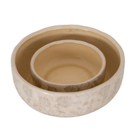 Small Grey Aster Ceramic Bowl Pot - Thumb 4