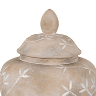 Large Lace Flower Ginger Jar - Thumb 2