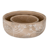 Large Lace Flower Bowl Pot - Thumb 2