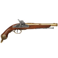 Italian Percussion Pistol Solid Brass Trim (1825)