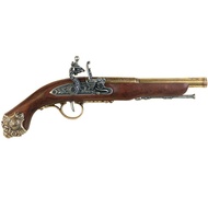 Gold Flintlock Pistol 18th Century