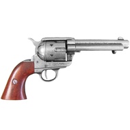 Colt Peacemaker With Wooden Handle Gun Metal Finish
