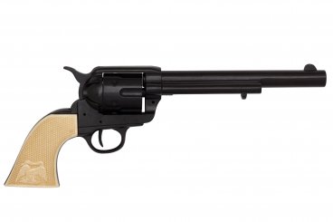 Colt Peacemaker With Ivory Handle Black Barrel