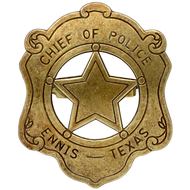 Chief of Police Badge