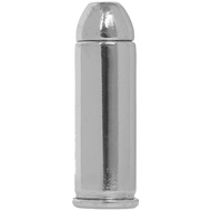 .45 Cal Silver Revolver Bullets Bag of 6