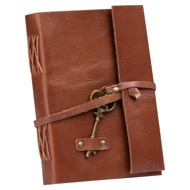 Hand Made Leather Journal With Brass Key 200 Pages