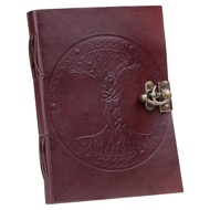Hand Made Leather Tree Of Life Journal 200 Pages