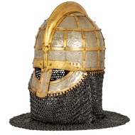 Vender Vengarde Viking Helmet with Wooden Stand